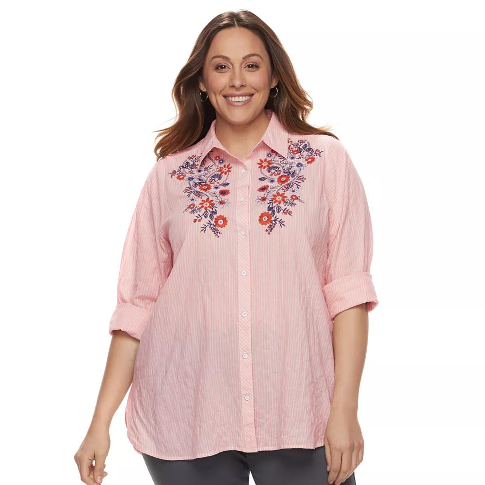 Plus Size Sonoma Goods For Life⢠Essential Shirt