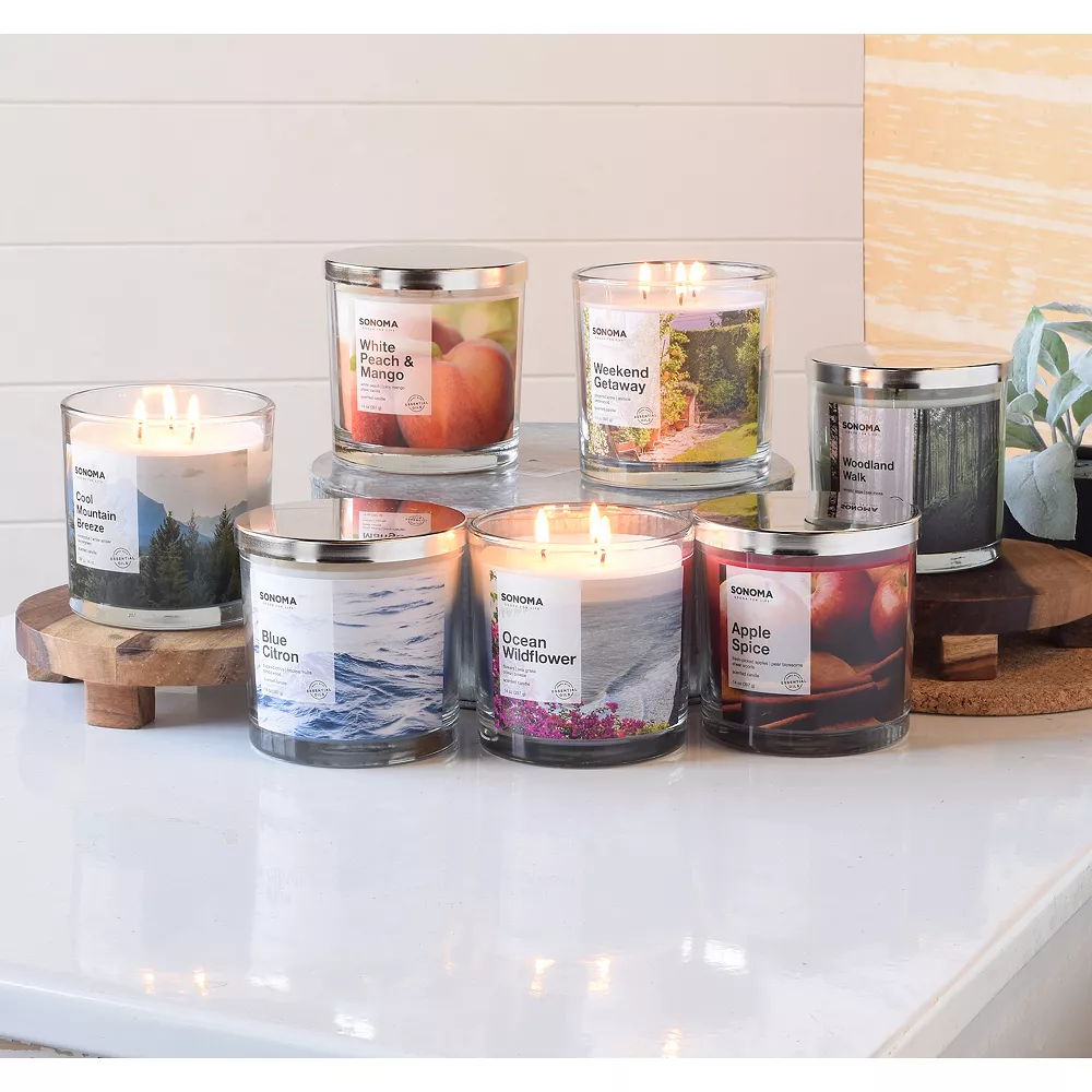 Sonoma Goods For Life® Apple Spice 14-oz. 3-Wick Candle Jar - Image 3