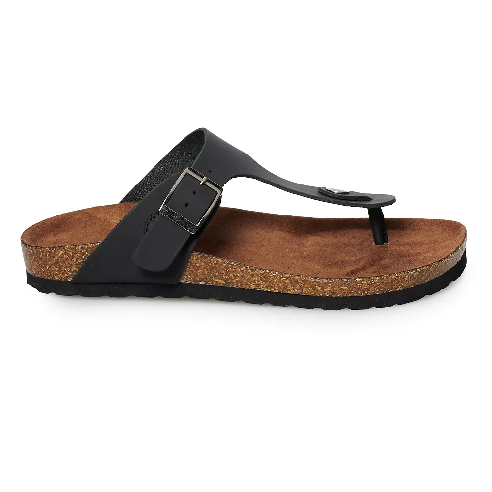 Sonoma Goods For Life® Porcelain Leather Slide Sandals - Image 3