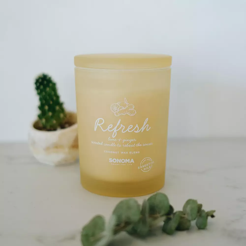 Sonoma Goods For Life® Spa Refresh Candle Jar - Image 2