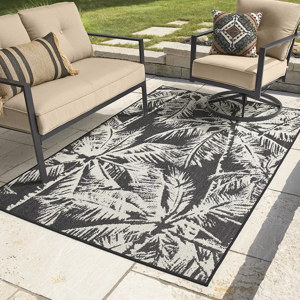 Sonoma Goods For Life® Indoor Outdoor Palm Area Rug - Image 2