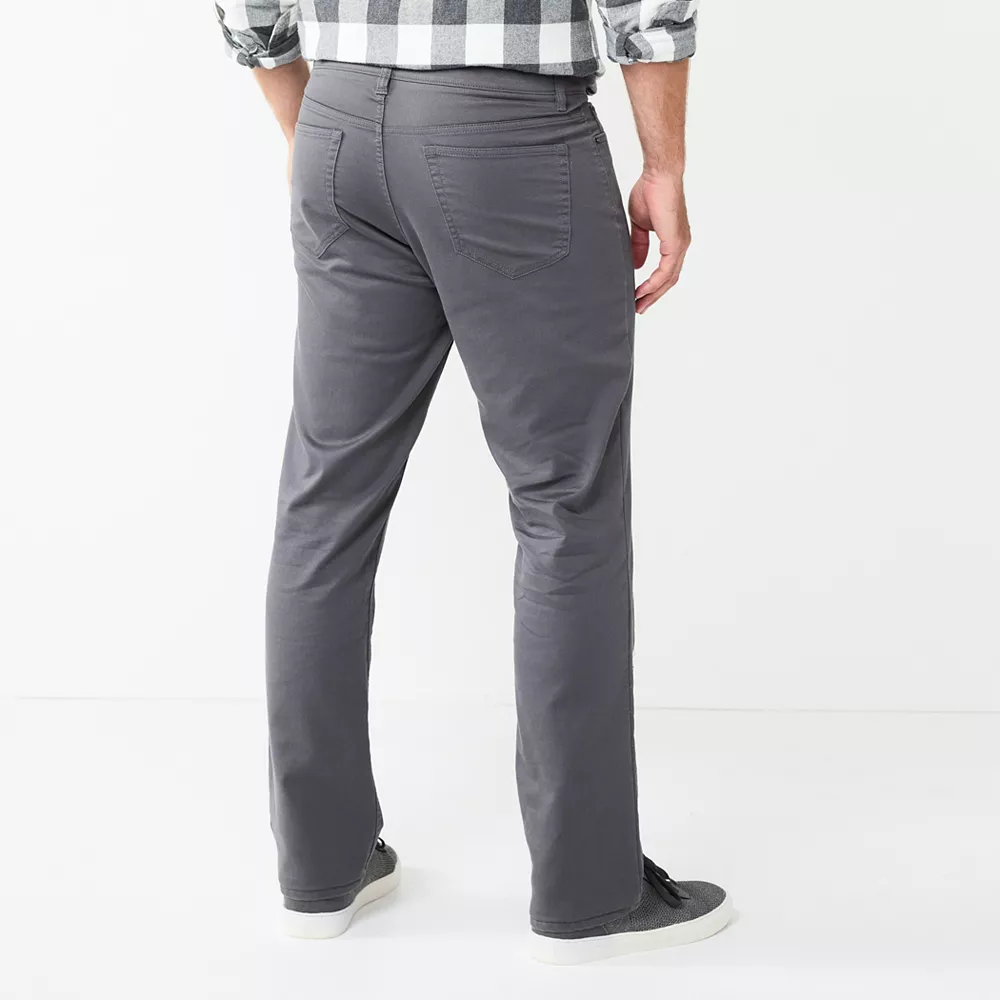Men’s Sonoma Goods For Life® Regular-Fit 5-Pocket Everyday Pants - Image 2