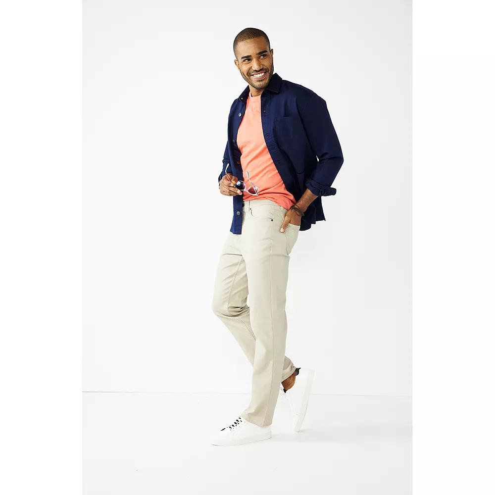Men’s Sonoma Goods For Life® Regular-Fit 5-Pocket Everyday Pants - Image 5