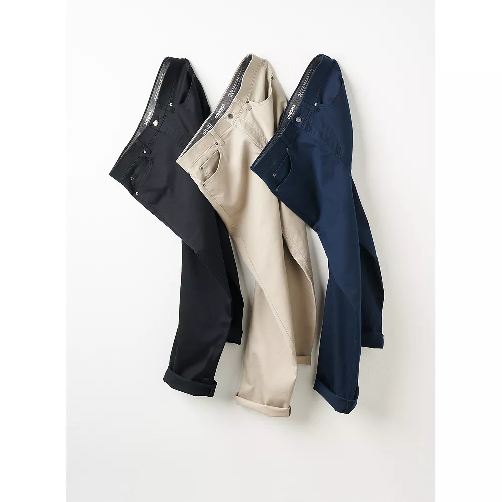 Men’s Sonoma Goods For Life® Regular-Fit 5-Pocket Everyday Pants - Image 6