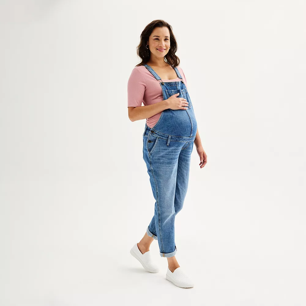 Maternity Sonoma Goods For LifeĀ® Denim Overalls