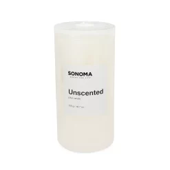 Sonoma Goods For Life® Unscented 3" X 6" Pillar Candle