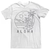 Men's Sonoma Goods For Life® Aloha Palm Tree Beach Line Art Portrait Tee