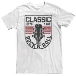 Men's Sonoma Goods For Life® Classic Rock N' Roll Guitar Head Badge Tee