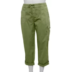 Plus Size Sonoma Goods For LifeĀ® Comfort Waist Utility Capri Pants