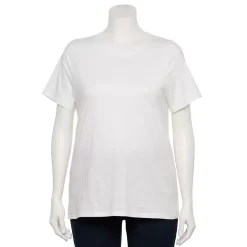 Plus Size Sonoma Goods For LifeĀ® Everyday Crewneck Tee