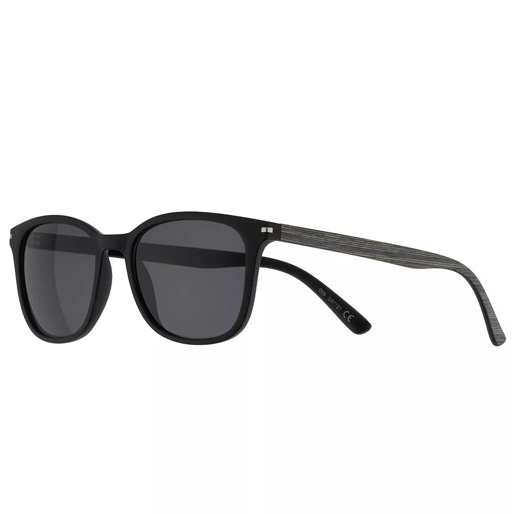 Men's Sonoma Goods For Life® 51mm Wood Textured Temples Sunglasses