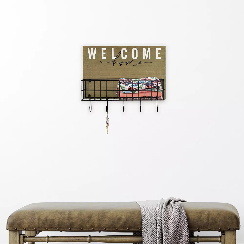 Sonoma Goods For Life® Welcome Home 5-Hook Wall Decor - Image 2