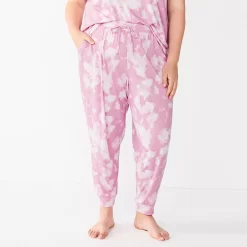 Plus Size Sonoma Goods For LifeĀ® Essential Banded Bottom Pajama Pants