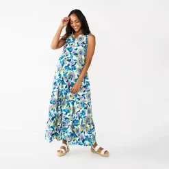 Women's Sonoma Goods For Life® Tiered Maxi Dress