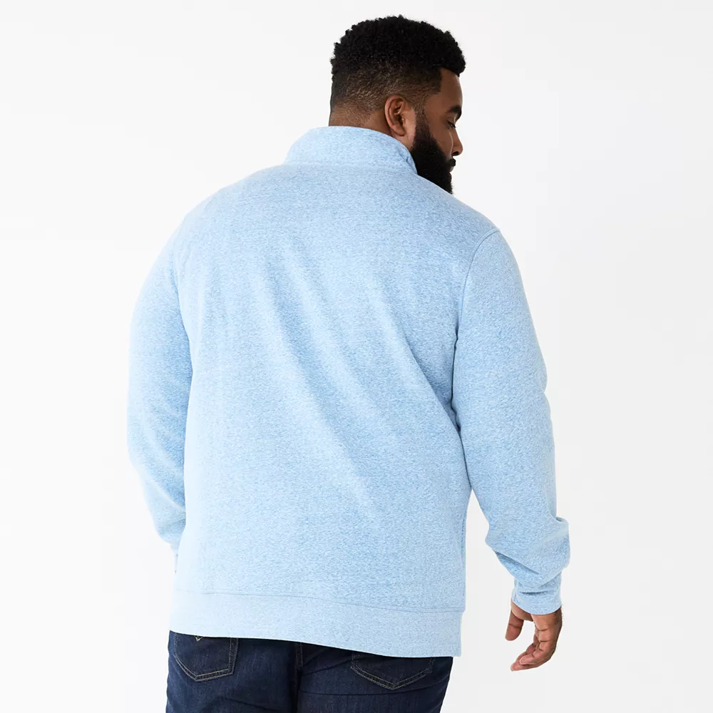 Big & Tall Sonoma Goods For Life® Quarter-Zip Fleece - Image 2