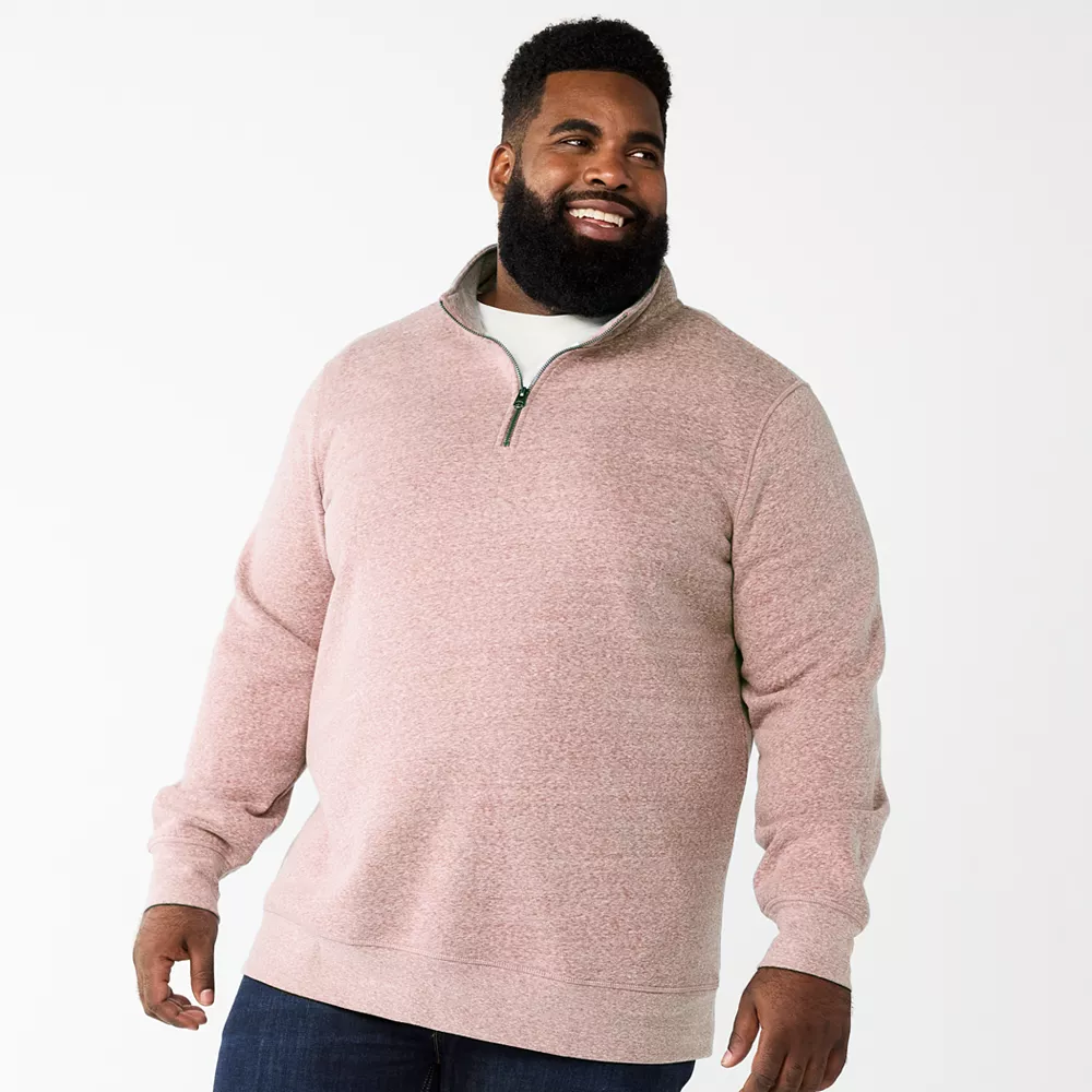 Big & Tall Sonoma Goods For Life® Quarter-Zip Fleece