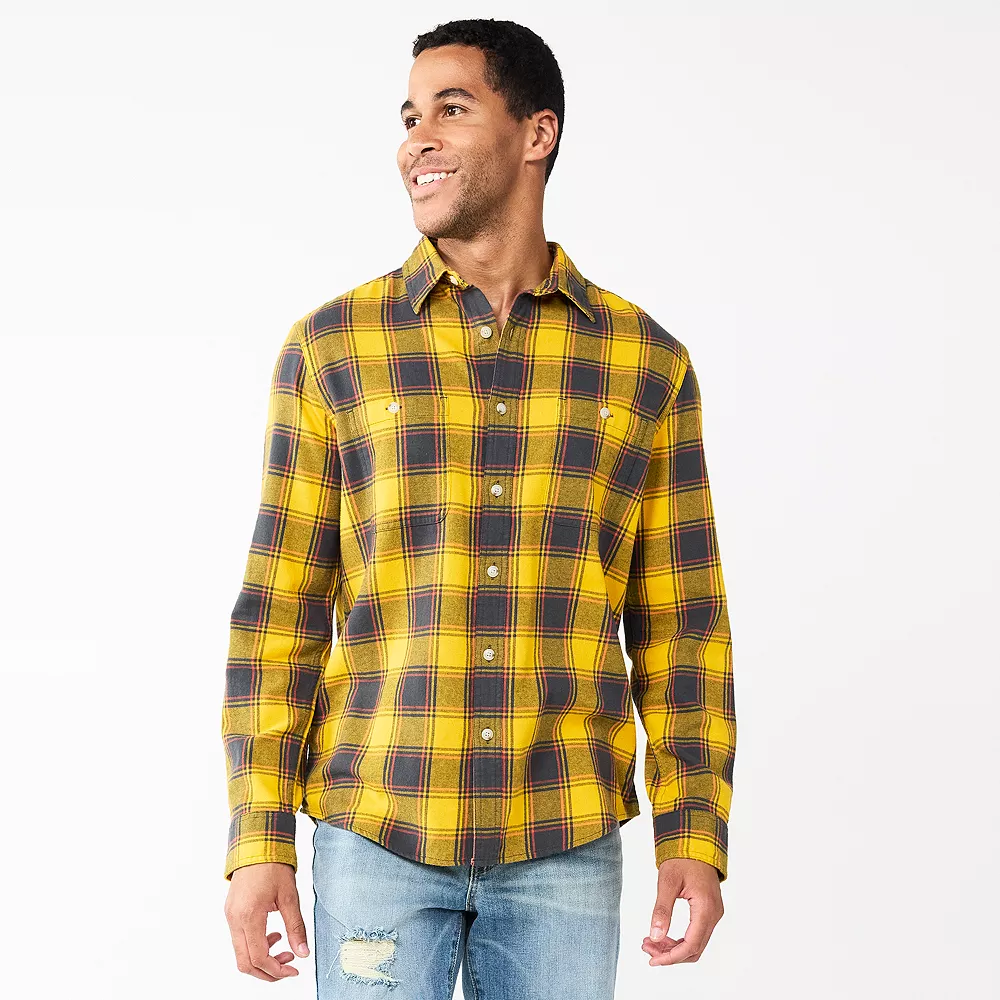 Men's Sonoma Goods For Life® Flannel Button-Down Shirt