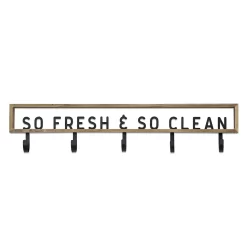 Sonoma Goods For Life® So Fresh & So Clean 5-hook Wall Decor