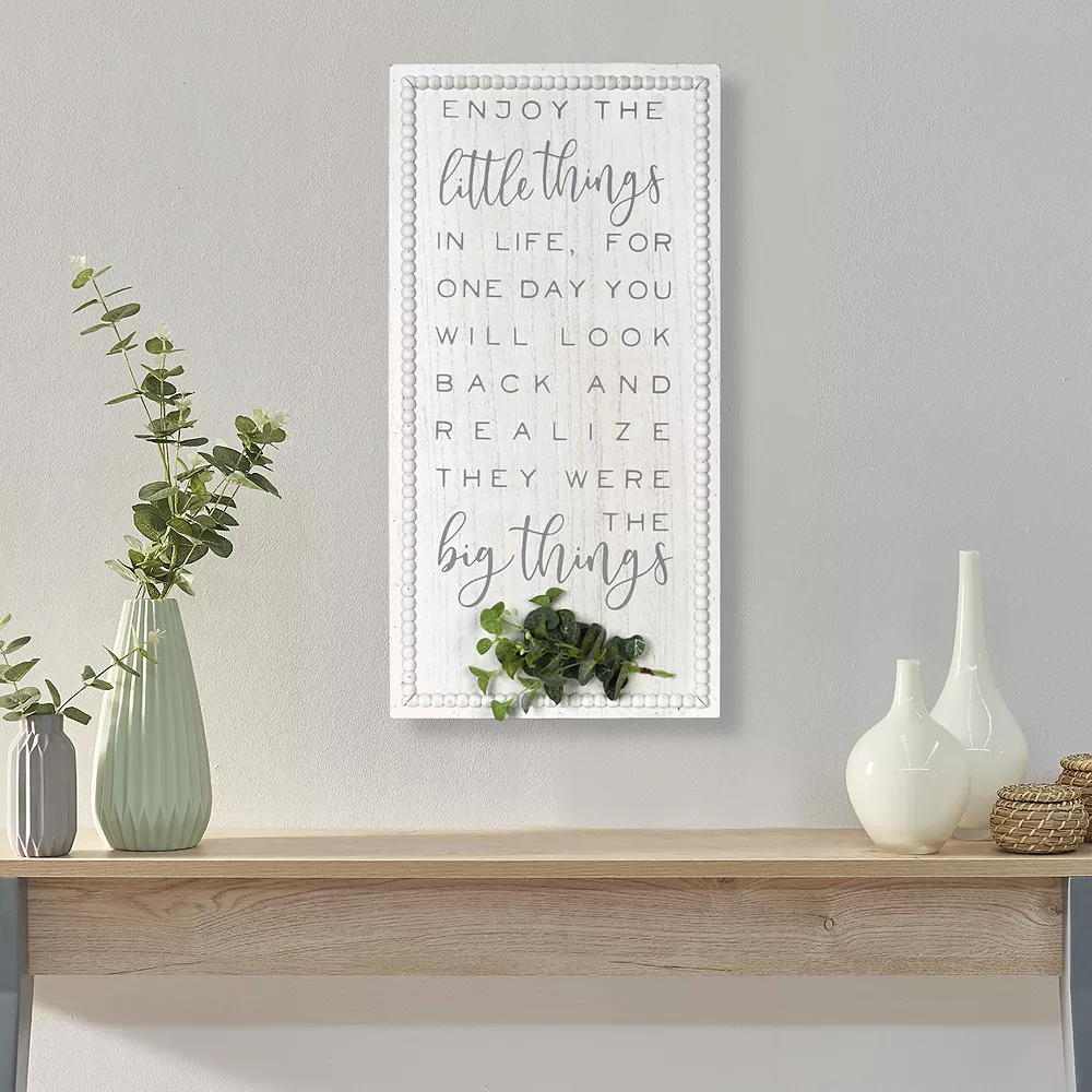 Sonoma Goods For Life® Enjoy The Little Things Wall Decor - Image 2