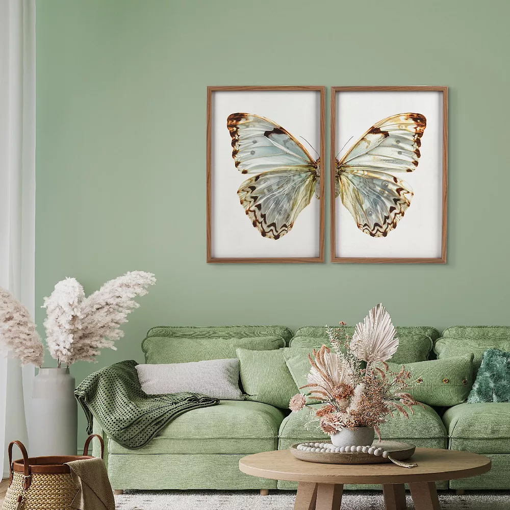 Sonoma Goods For Life® Butterfly Framed Wall Art 2-piece Set - Image 2