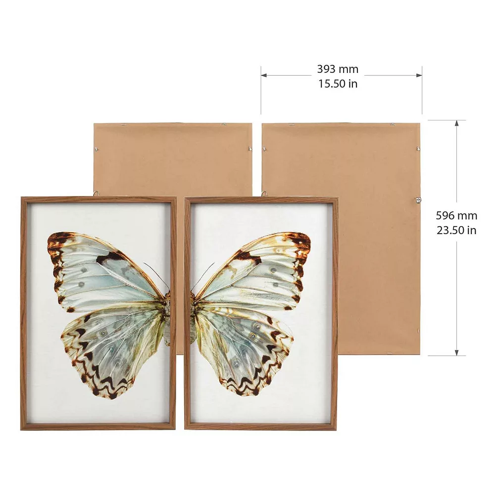 Sonoma Goods For Life® Butterfly Framed Wall Art 2-piece Set - Image 4