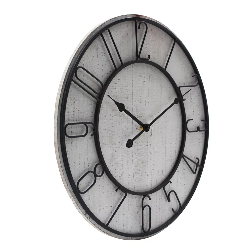 Sonoma Goods For Life® Whitewash Wall Clock - Image 2