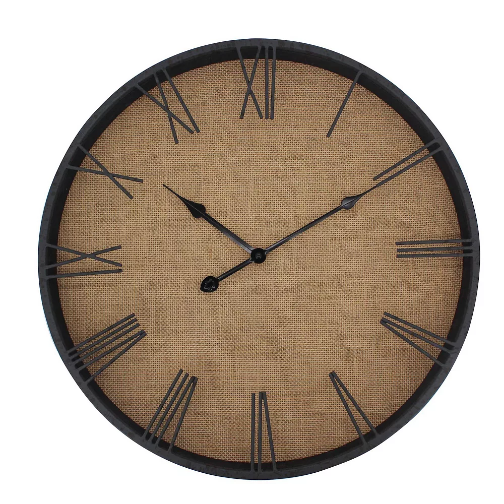 Sonoma Goods For Life® Linen Back Wall Clock
