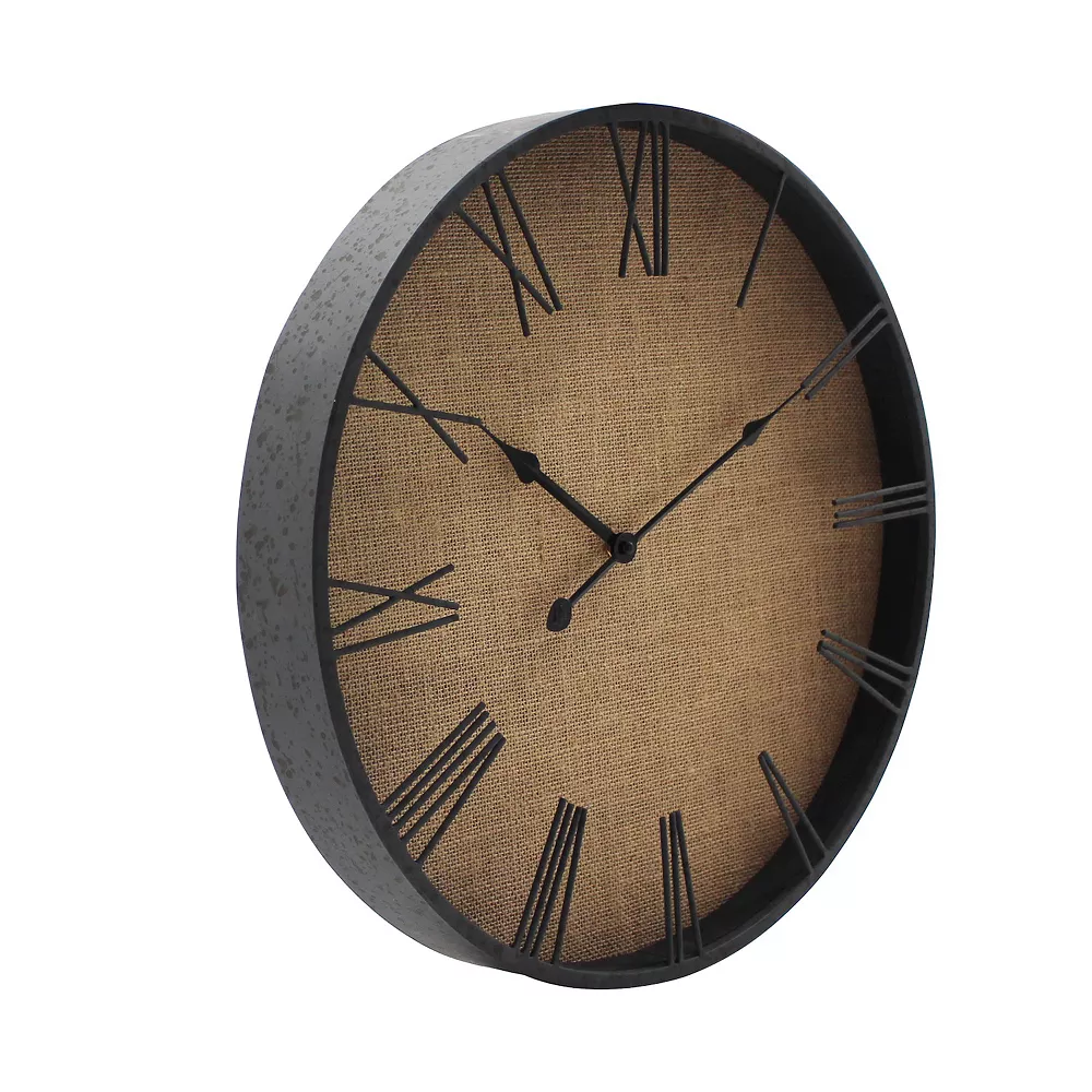 Sonoma Goods For Life® Linen Back Wall Clock - Image 2
