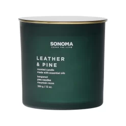 Sonoma Goods For Life® Leather & Pine 13-oz. Candle Jar