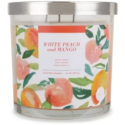 Sonoma Goods For Life® White Peach & Mango 14-oz. Candle Jar