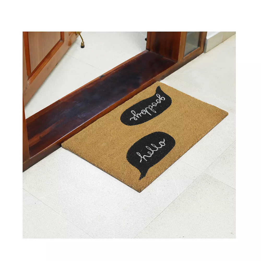 Sonoma Goods For Life® Hello Goodbye 18'' X 30'' Coir Doormat - Image 4