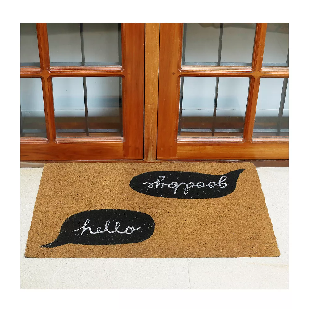 Sonoma Goods For Life® Hello Goodbye 18'' X 30'' Coir Doormat - Image 5