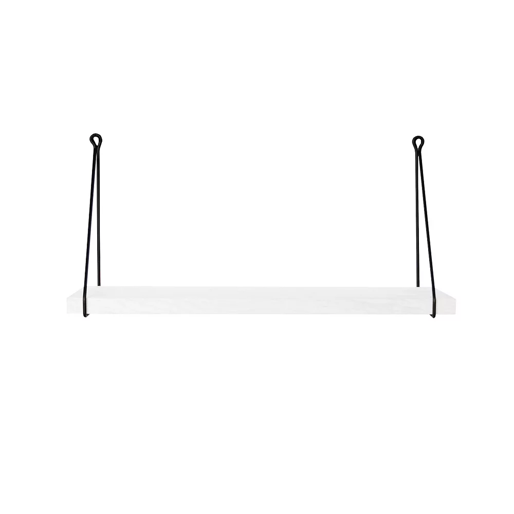 Sonoma Goods For Life® White & Metal Shelf