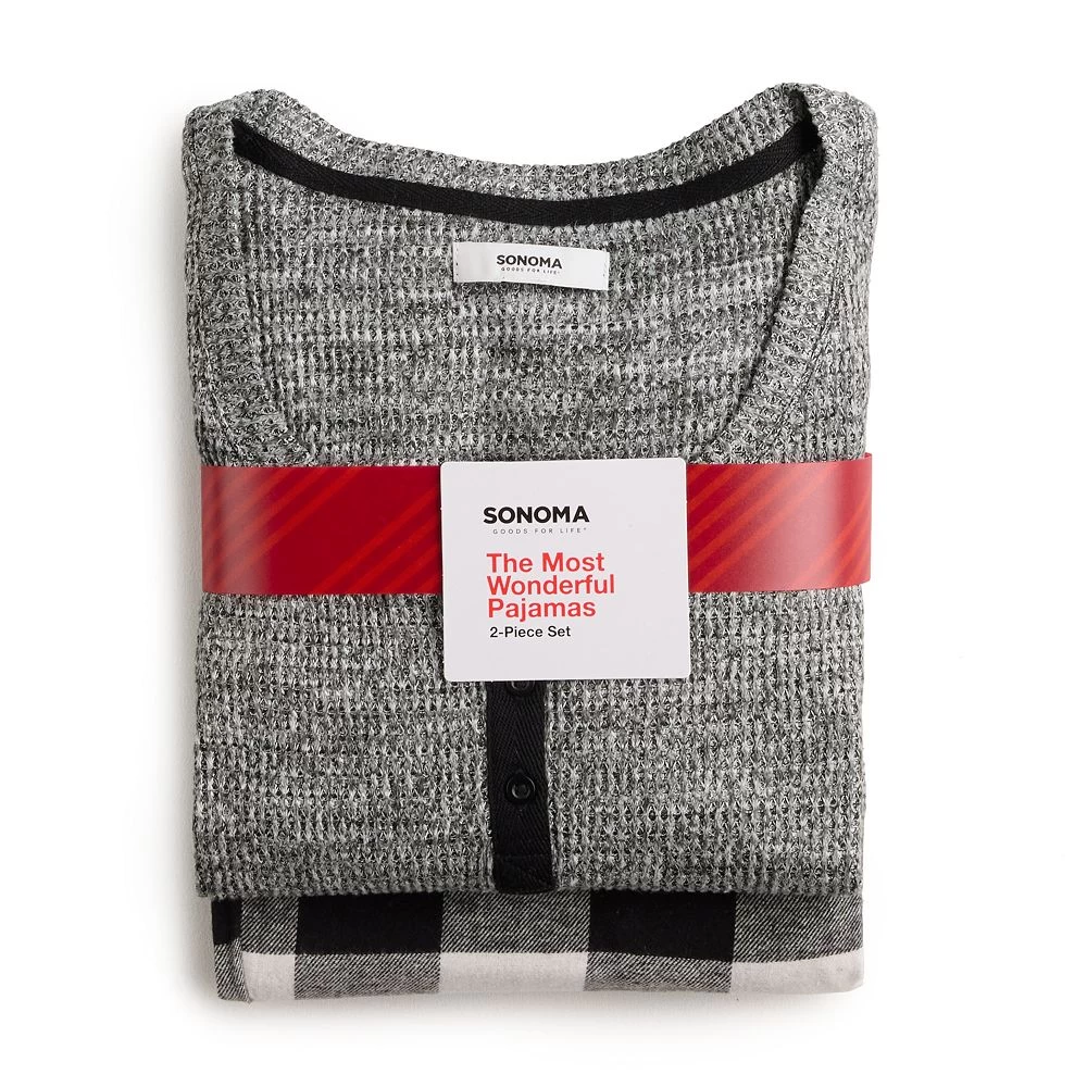 Women's Sonoma Goods For Life® Flannel Pajama Pants & Pajama Top Sleep Set - Image 4