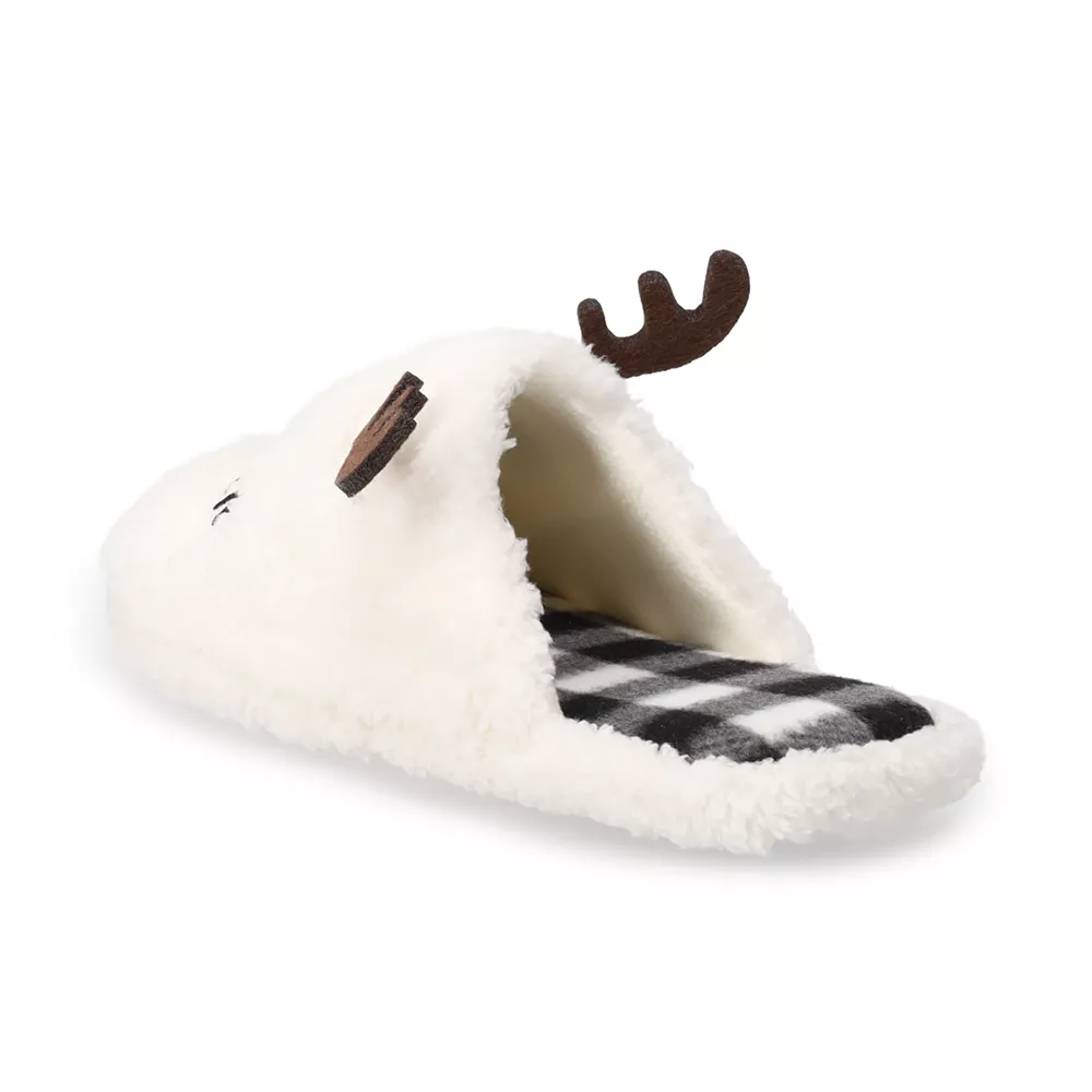 Sonoma Goods For Life Men's Jammies For Your Families® Reindeer Slippers - Image 3