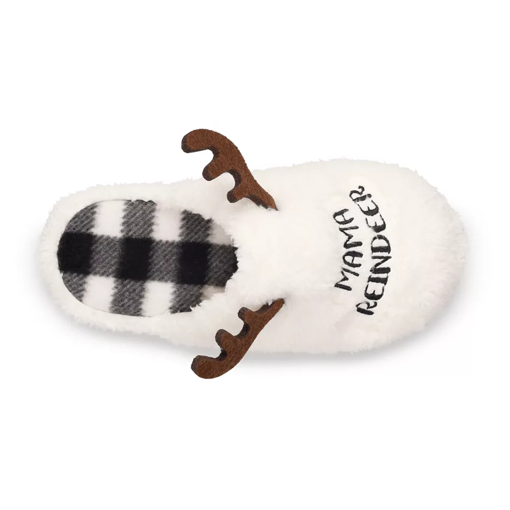 Sonoma Goods For Life Woman's Jammies For Your FamiliesĀ® Reindeer Slippers - Image 5