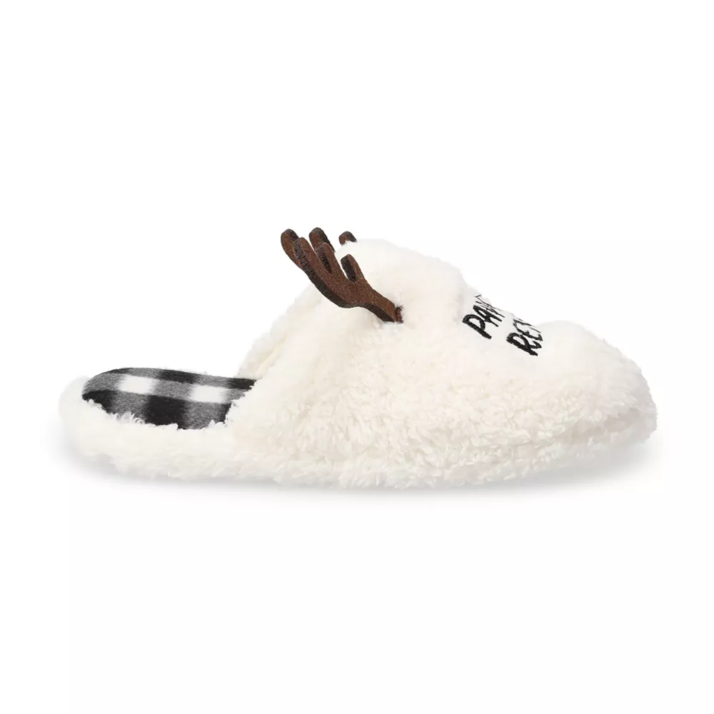 Sonoma Goods For Life Men's Jammies For Your Families® Spanish Reindeer Slippers - Image 2