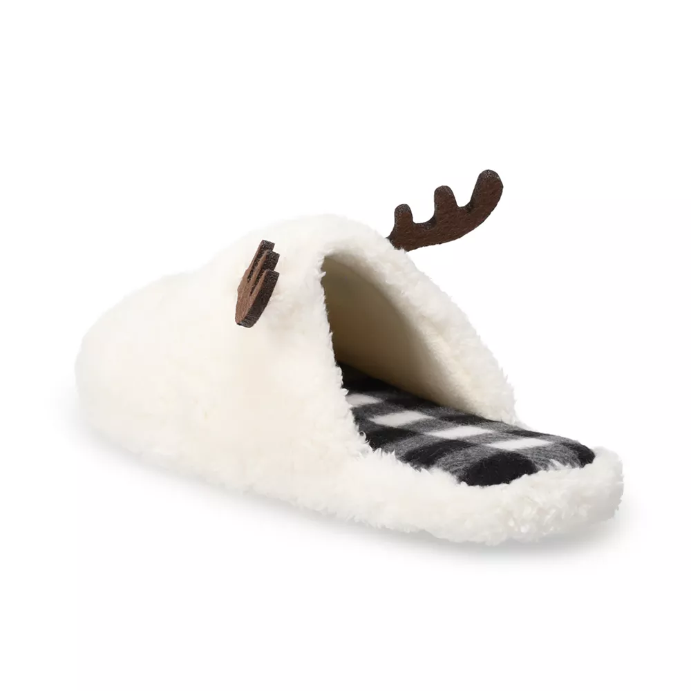 Sonoma Goods For Life Men's Jammies For Your Families® Spanish Reindeer Slippers - Image 3