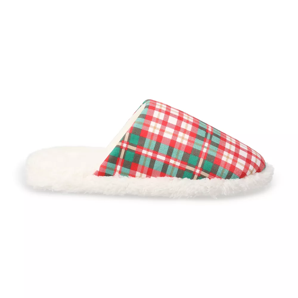 Sonoma Goods For Life Men's Jammies For Your Families® Plaid Scuff Slippers - Image 2