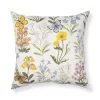 Sonoma Goods For Life® White Spring Floral 17" X 17" Outdoor Throw Pillow