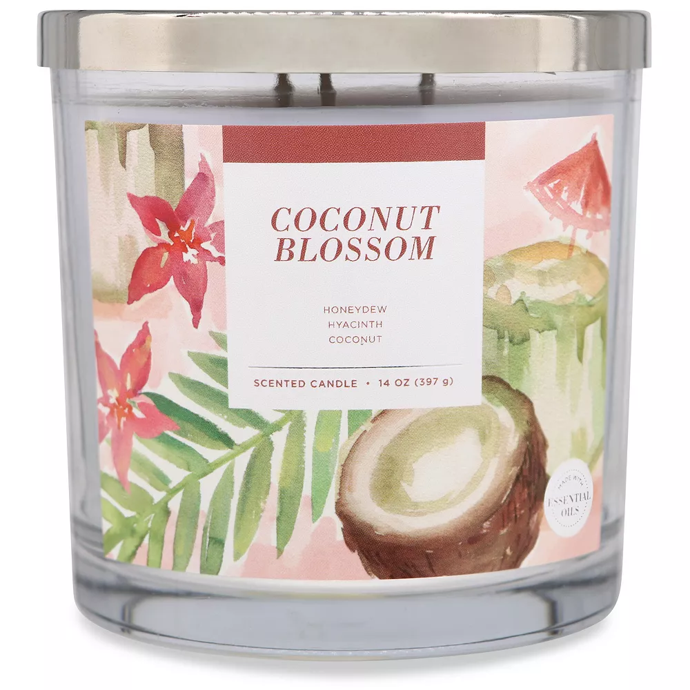 Sonoma Goods For Life® Coconut Blossom 14-oz. Candle Jar - Image 3