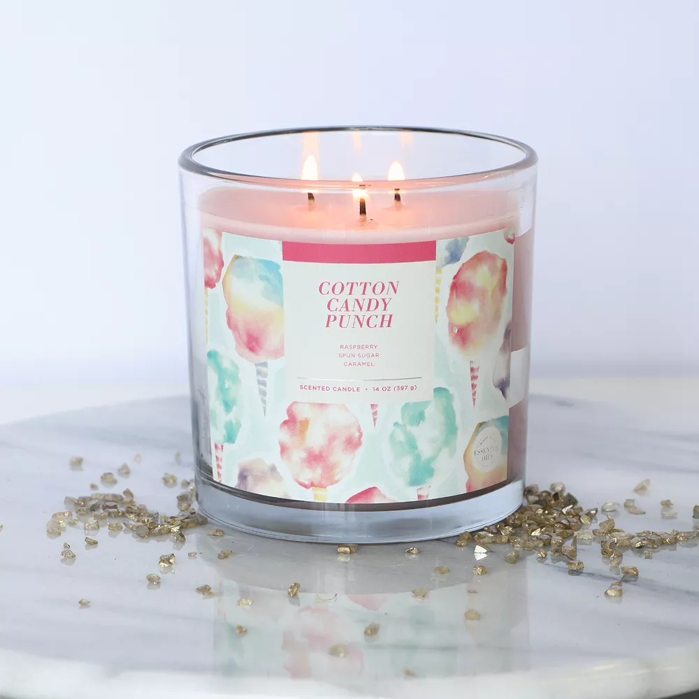 Sonoma Goods For Life® Cotton Candy Punch 14-oz. Candle Jar - Image 2