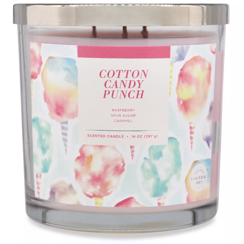 Sonoma Goods For Life® Cotton Candy Punch 14-oz. Candle Jar - Image 3
