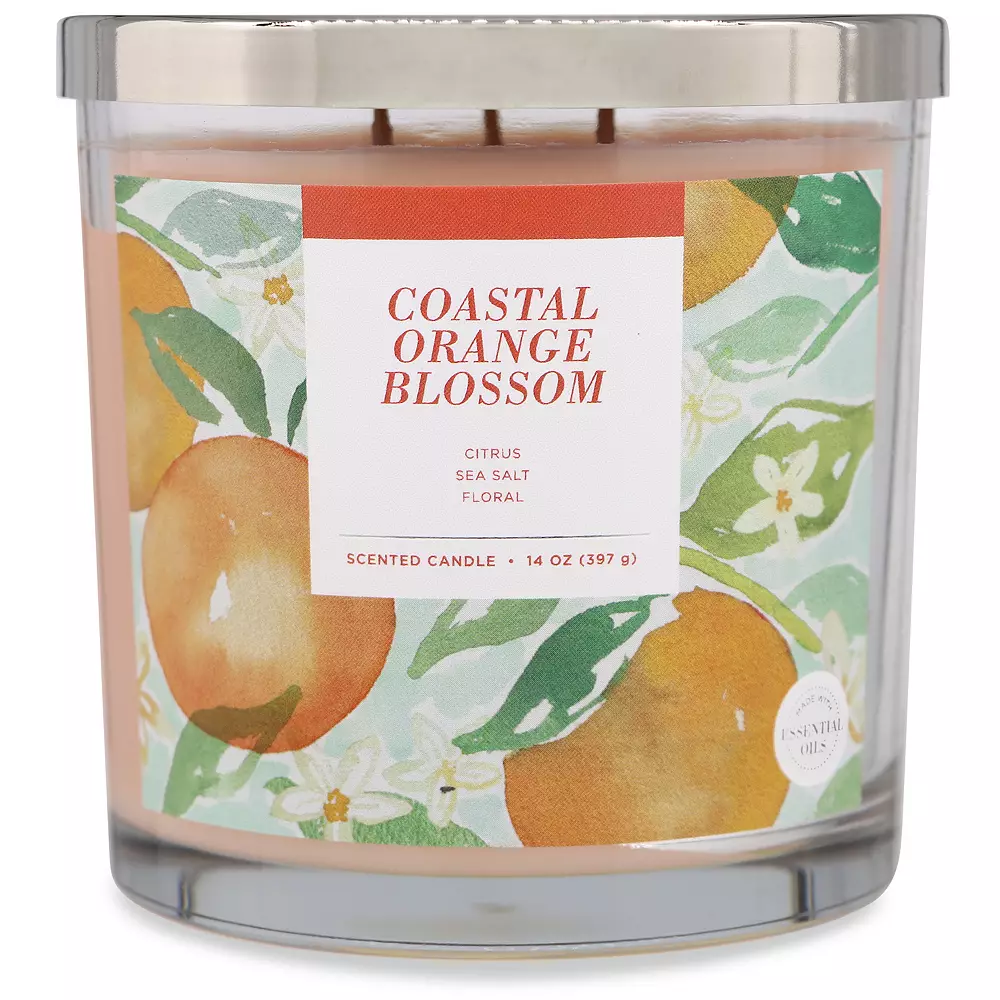 Sonoma Goods For Life® Coastal Orange Blossom 14-oz. Candle Jar - Image 3
