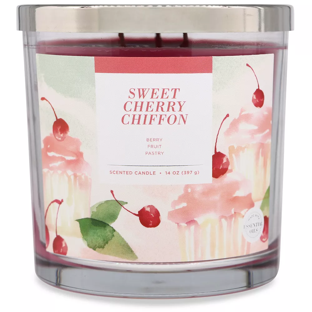 Sonoma Goods For Life® Sweet Cherry Chiffon 14-oz. Candle Jar - Image 3