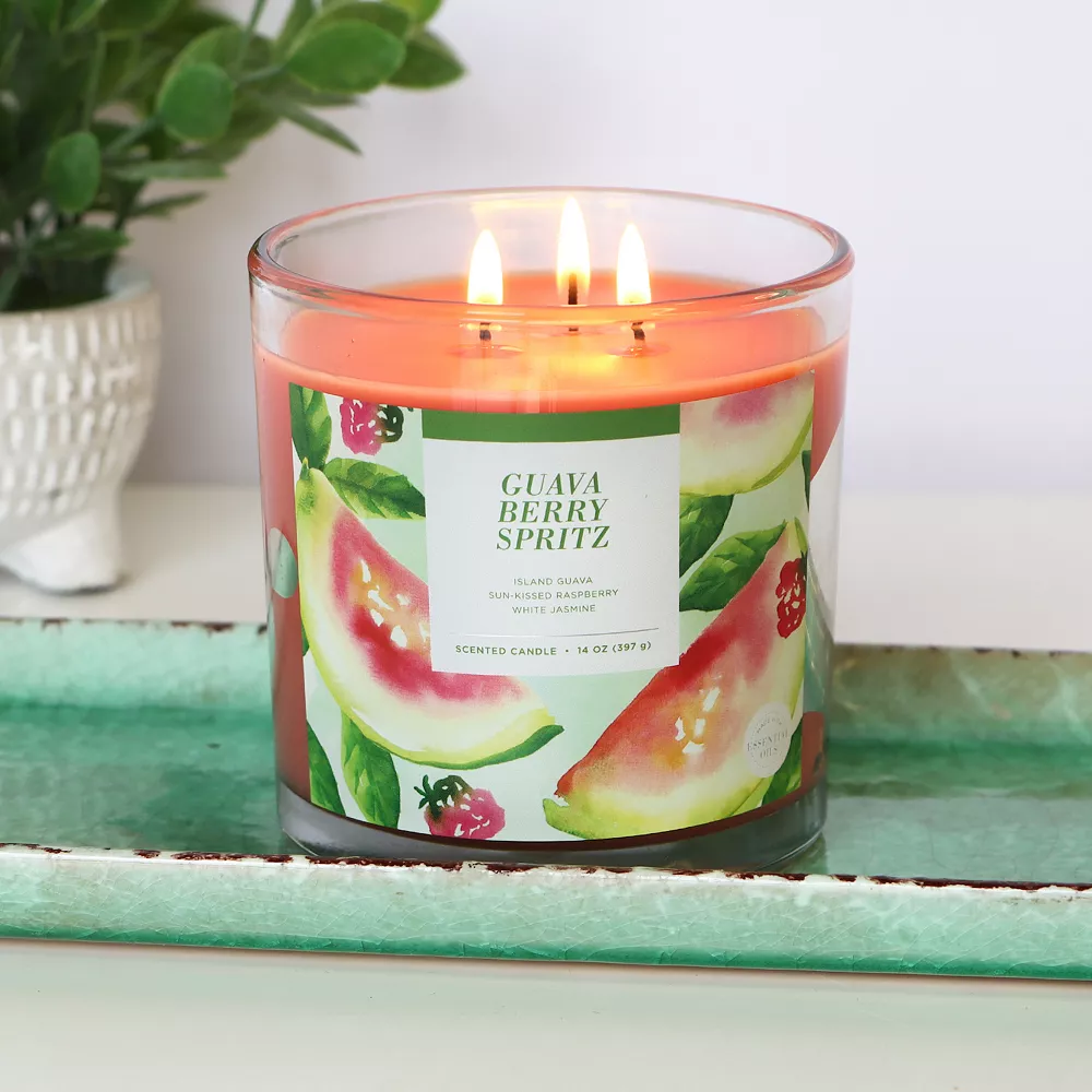 Sonoma Goods For Life® Guava Berry Spritz 14-oz. Candle Jar - Image 2