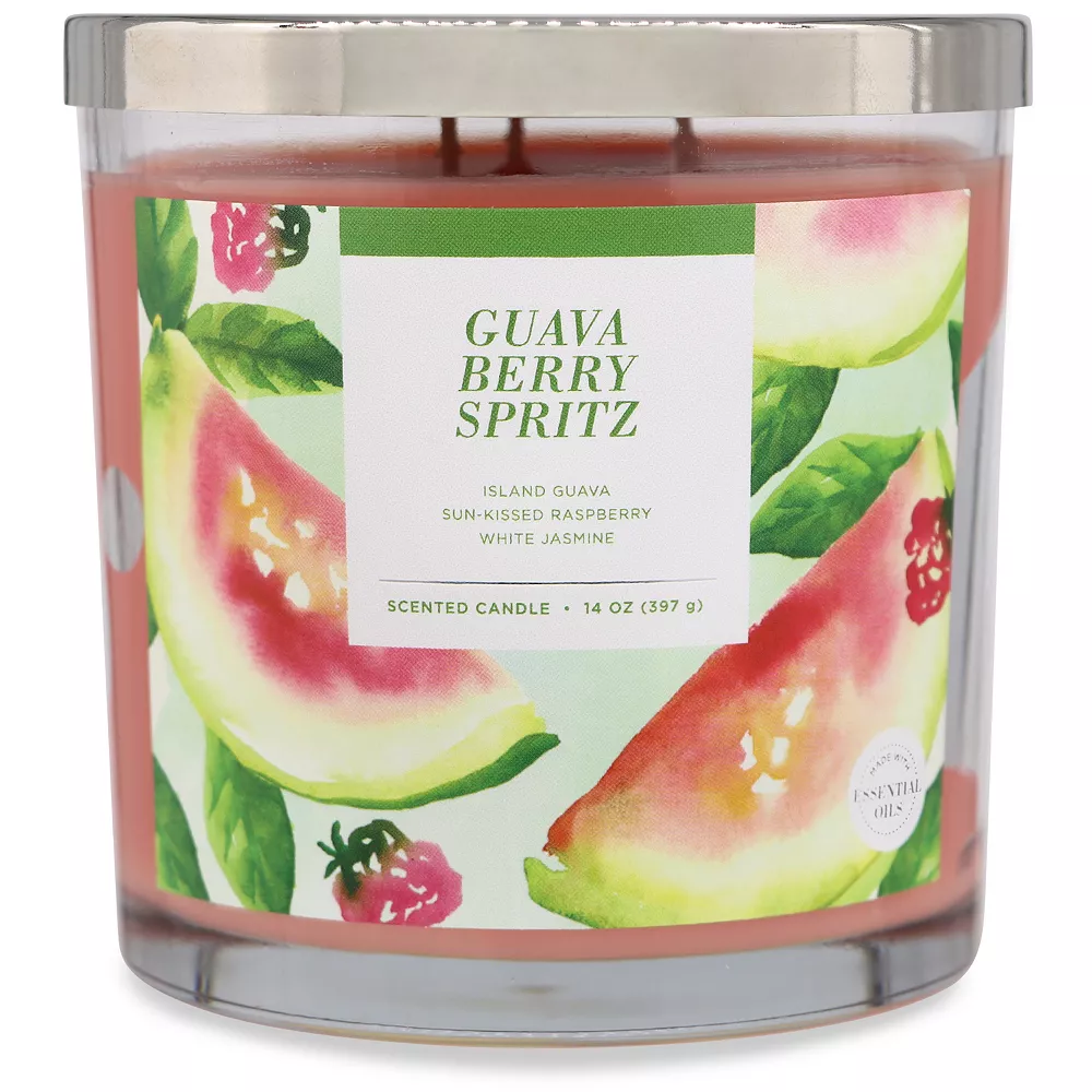 Sonoma Goods For Life® Guava Berry Spritz 14-oz. Candle Jar - Image 3