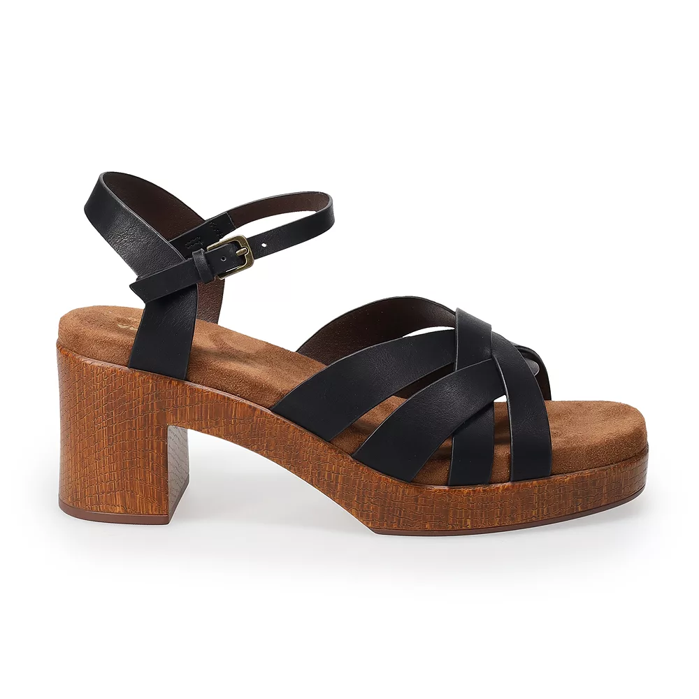 Sonoma Goods For Life® Irenne Women's Faux Wood Platform Sandals - Image 2