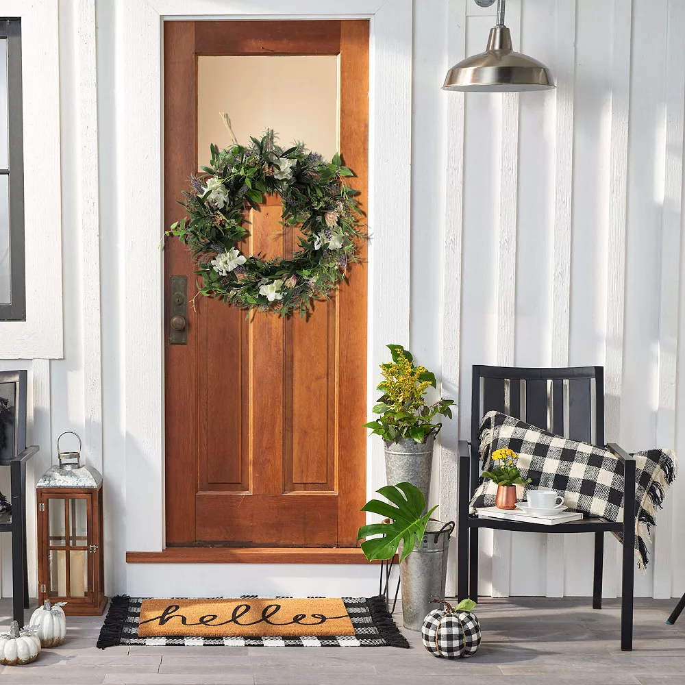 Sonoma Goods For Life® Artificial Lavender Flower Wreath - Image 2