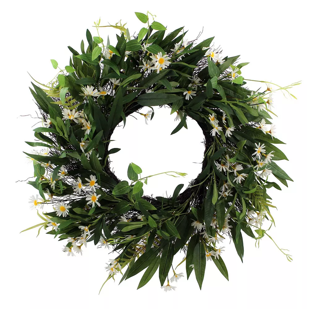 Sonoma Goods For Life® Artificial Greenery Daisy Wreath